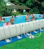 Бассейн INTEX прямоугольный Rectangular Ultra Frame 975x488x132 (комплект+хлоргенератор)