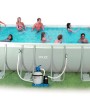 Бассейн INTEX прямоугольный Rectangular Ultra Frame 732х366х132 (песочный фильтр)
