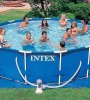 Бассейн INTEX круглый Metal Frame 457х107 см (комплект)