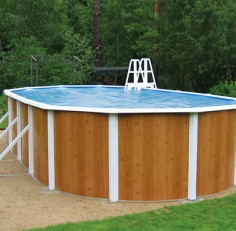Бассейн Atlantic pool овальный Esprit-Big размер 10,0х5,5х1,32 м