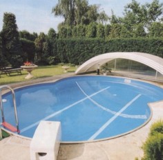 Бассейн Unipool восьмерка Excellent глубина 1,5 м размер 5,4х3,5 м