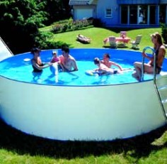 Бассейн Unipool круглый Baden глубина 1,2 м диаметр 2,25 м