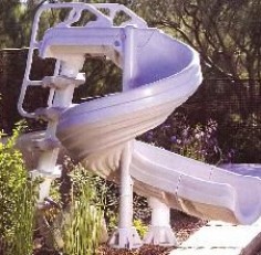 Горка детская с поворотом G-Force, высота 1,8 м
