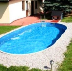 Бассейн Unipool овальный Royal глубина 1,5 м размер 7,5х3,5 м