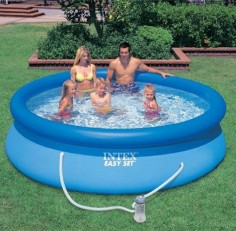 Бассейн INTEX круглый Easy Set 366х91 см (фильтр)