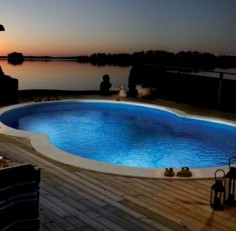 Бассейн Unipool восьмерка Excellent глубина 1,5 м размер 6,5х4,2 м